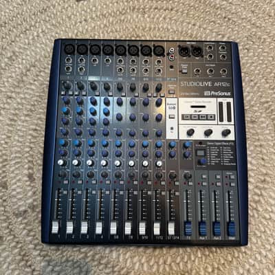 PreSonus StudioLive AR12c 14-Input Mixer / Digital Recorder / Audio Interface 2020 - Present - Gray / Blue image 1