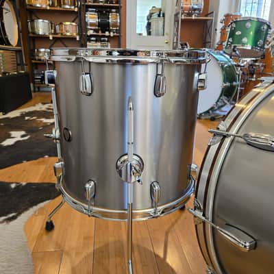 Drum Kits - Blackwood Drum Co. 14x22 9x13 15x16 Steel/Hybrid Maple Drum Kit image 8