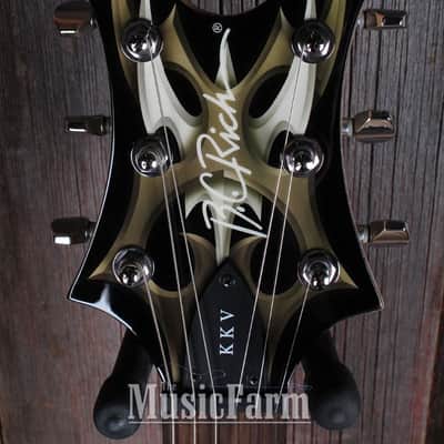BC Rich KKV Kerry King Flying V Solid Body Electric Guitar Tribal Flame Graphics image 10