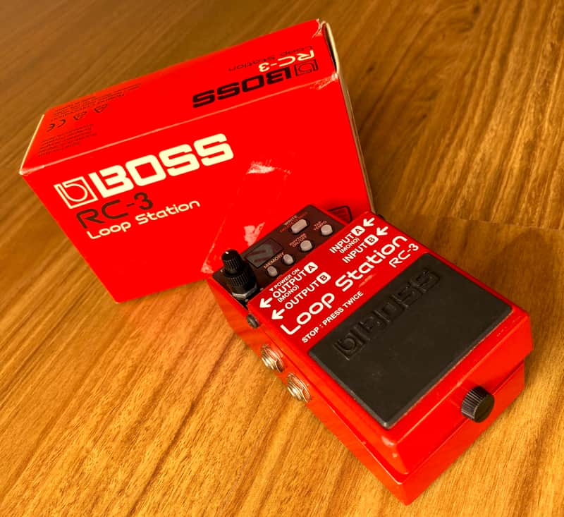 Boss RC-3 The Red Devil Of Loopers With 99 Phrases Of Pure Inspiration With Coloured Box! No Velcro! image 1