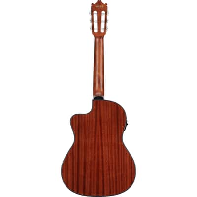 Ibanez GA5TCE3 Classical Acoustic-Electric Guitar, Amber High-Gloss image 5