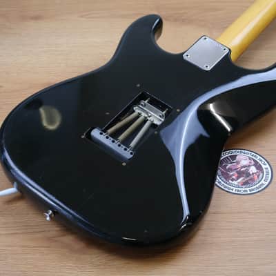 1985 Squier (by Fender Japan) "A Series" SST-36 Vintage Stratocaster (Black) image 7