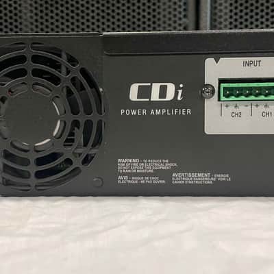 Crown CDi 1000 2-Channel 500-Watt Power Amplifier 2010s - Black and Silver - Demo image 5