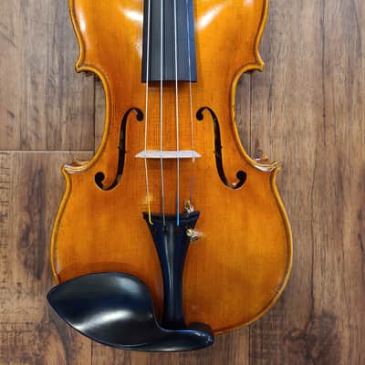 D Z Strad Violin Model 1000 Full Size 4/4 with Dominant Strings, Bow, Case and Rosin (Full Size - 4 image 2