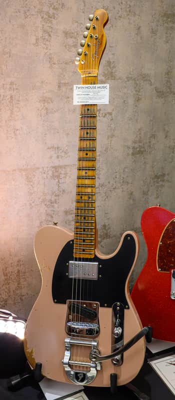 (Pre-Order) Fender Cunife Blackguard Bigsby Tele Heavy Relic - Custom Built - Event Favorites, Dirty Shell Pink - 2026 Summer Dealer Event #145 image 1