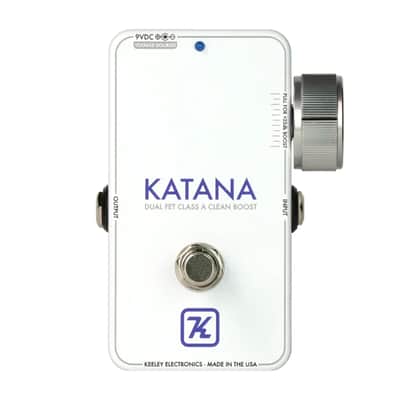 Keeley Electronics New Katana Clean Boost - Throwback White image 1
