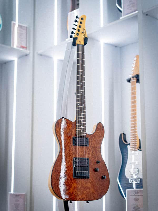 Schecter USA PT Custom EXOTIC Redwood Burl image 1
