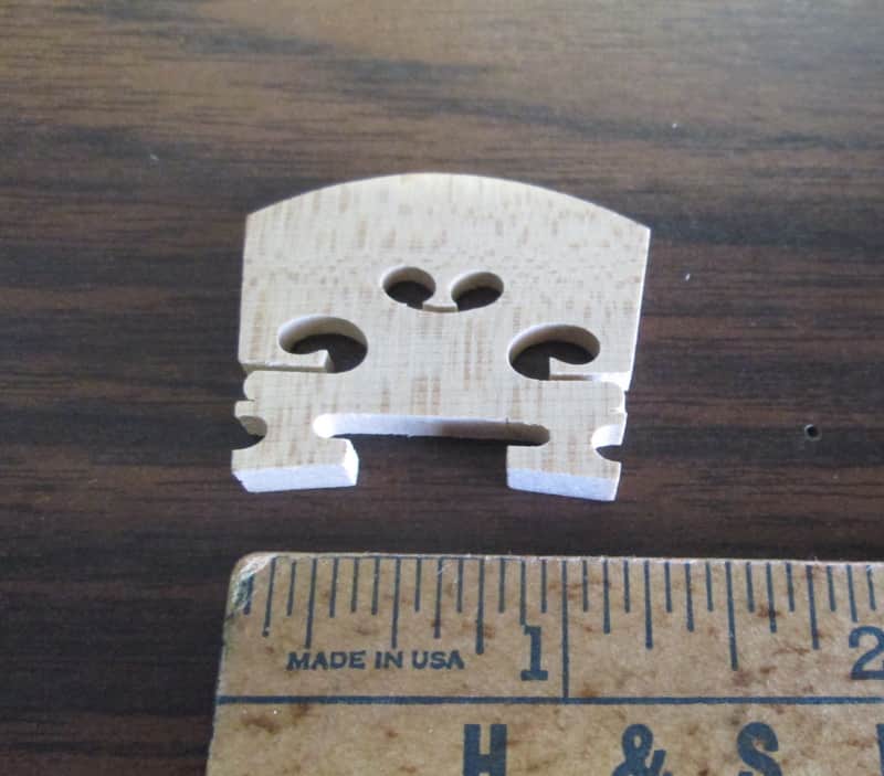 2 PACK of Aubert Violin Bridge Unfitted size 1/8 2010s New Old Stock image 1