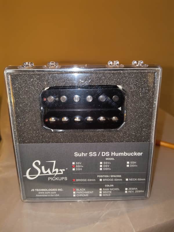 Suhr SSH+ 53mm Bridge Humbucker - Black image 1