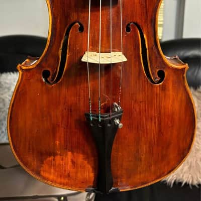 Josef Bohumil Herclick Viola 43,4 1926 - legno con vernice ad alcool image 11