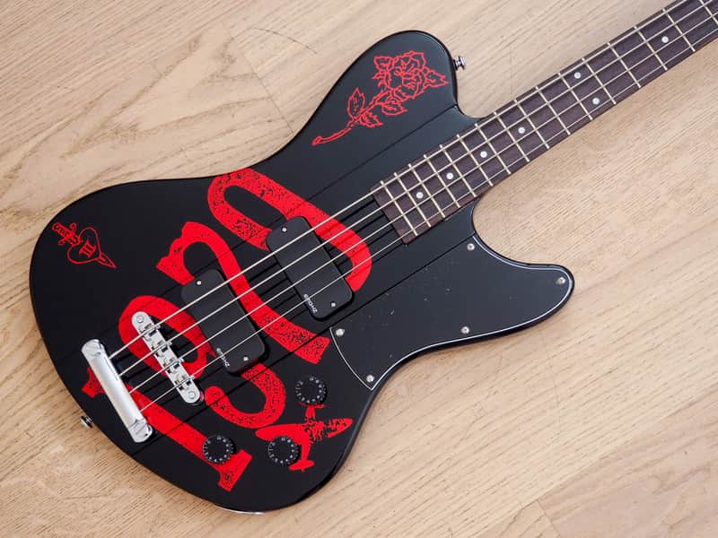 Schecter Simon Gallup Signature Ultra Spitfire Bass Black, the Cure image 1