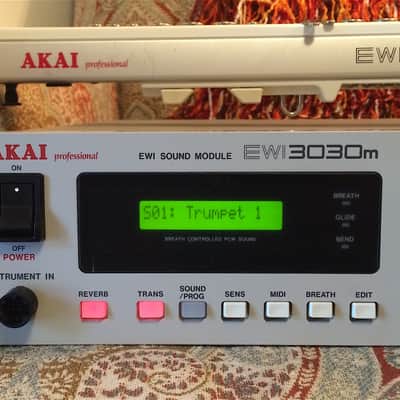 Akai EWI 3030m Synth Module with 3020 Wind Controller - RARE | Reverb