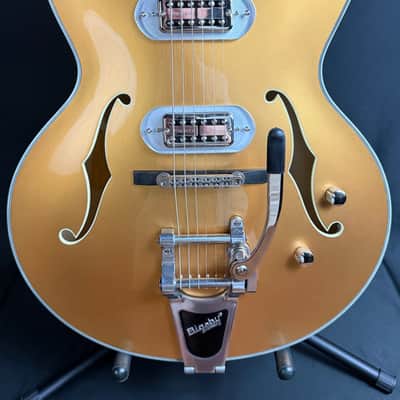 Eastman T58-GD Hollow Body Electric Guitar Truetone Gold Finish w/ Gig Bag (763) image 2