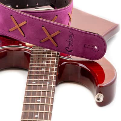 RightOn! Straps Legend D. Gilmour Inspired Guitar Strap - Pink