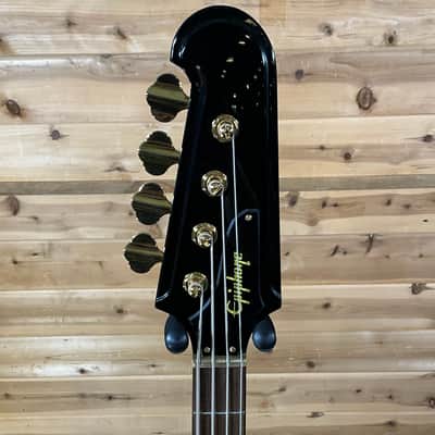 Epiphone Rex Brown Thunderbird Electric Bass Guitar - Ebony image 3