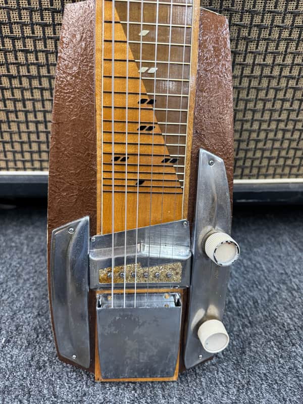 Teisco Lap Steel 50s-60s With Case Natural image 1