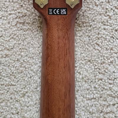 Fender PD-220E Dreadnought Acoustic Electric Guitar, Aged Cognac Burst, Hard Shell Case image 10