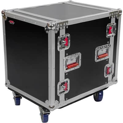 Gator ATA Wood Flight Rack Case; 12U; 17" Deep; w/ Casters G-TOUR 12U CAST image 4