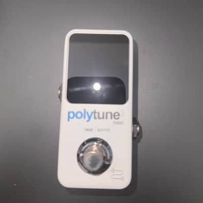 Immagine TC Electronic Polytune 3 Mini Polyphonic Tuning Pedal 2019 - Present - White - 2