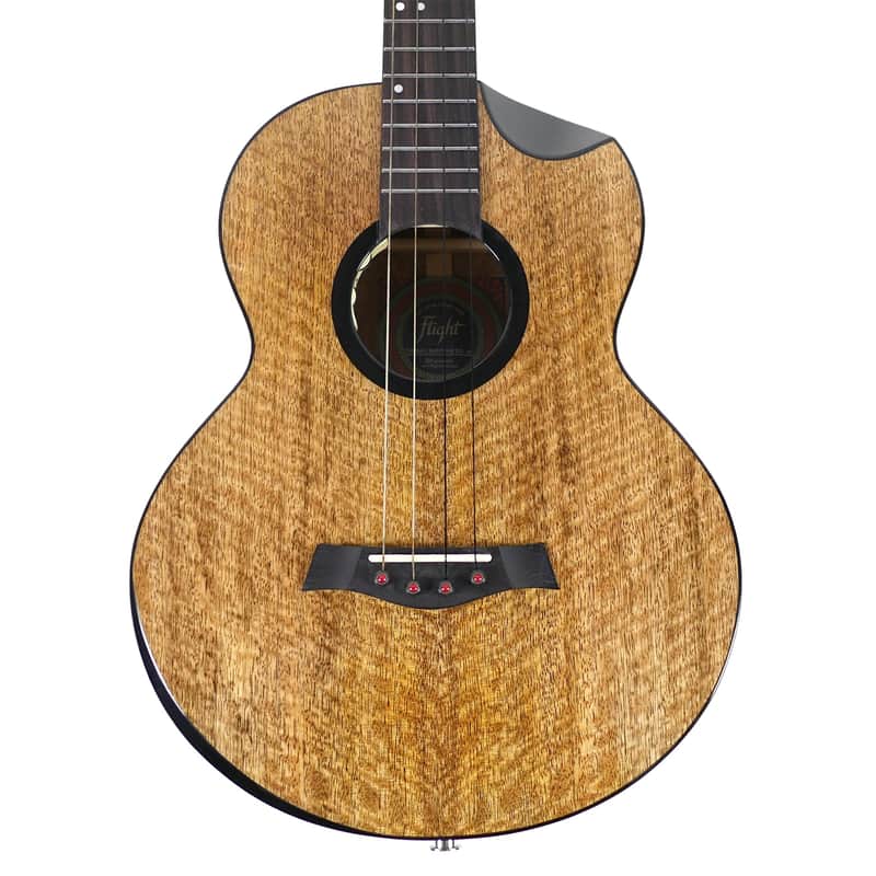 Flight Fireball EQ-A Solid Mango Baritone Ukulele image 1