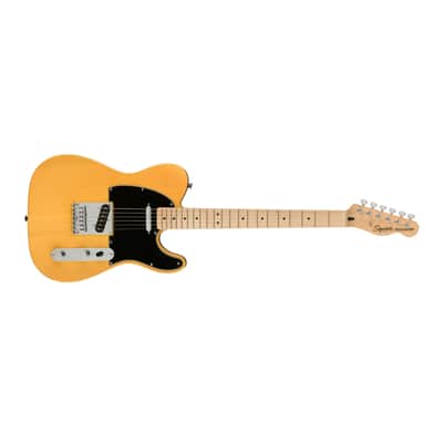 Squier Affinity Series Telecaster 6-String Electric Guitar with Maple Fingerboard (Right-Handed, Butterscotch Blonde) image 2