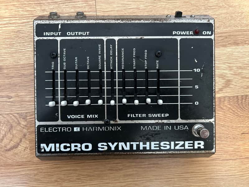 Electro-Harmonix Micro Synthesizer 1990s - Black image 1
