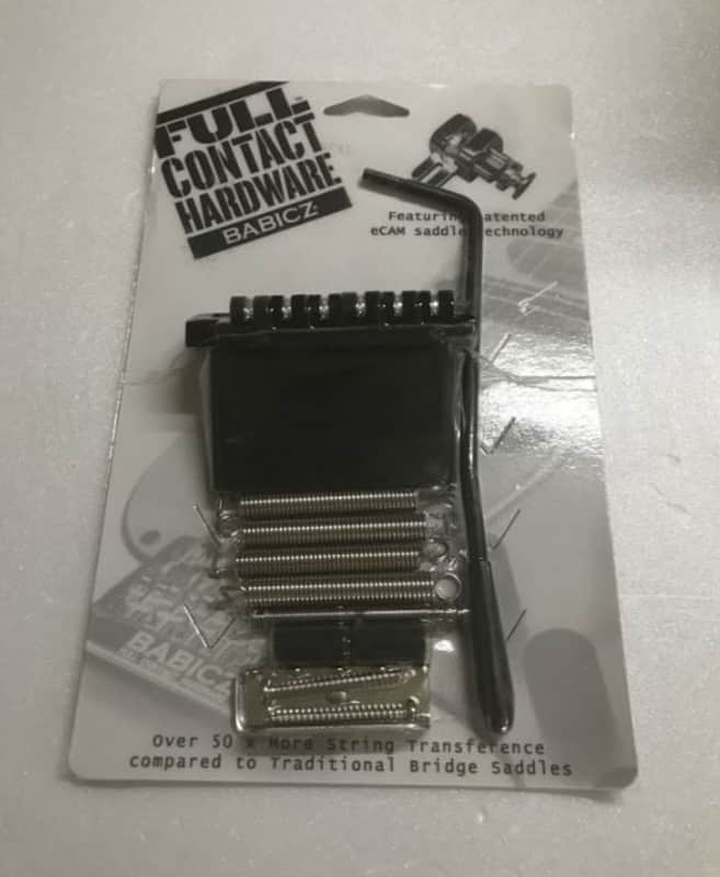 Babicz Full Contact Hardware FCH2PTBKFull Contact 2-Point Strat Tremolo Black w/ Original box & paperwork image 1