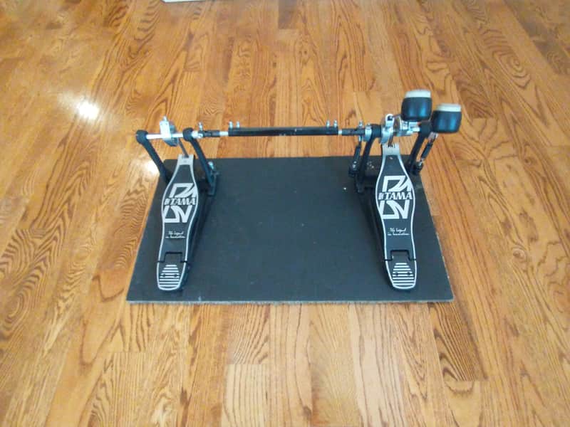 Tama Powerglide heavy duty double bass drum pedals with original two-sided beaters very clean! image 1