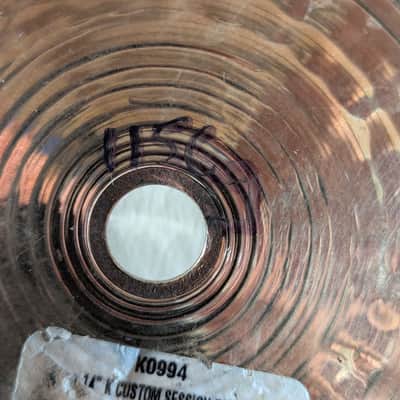 Zildjian 14" K Custom Session Hi-Hat Cymbals (Pair) 2004 - Present - Brilliant image 18