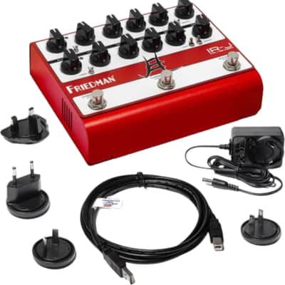 Friedman IR-J Jake E Lee Signature Dual-Channel Tube Preamp Effects Pedal image 2