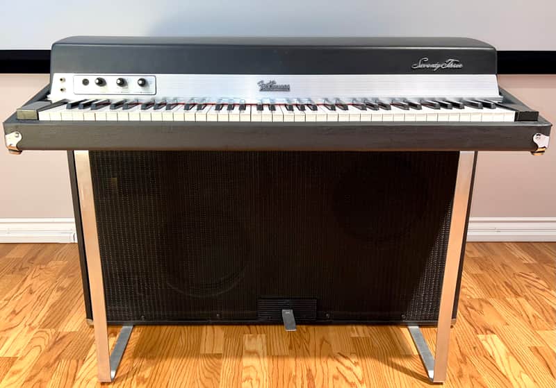 Magnificent Retro Fully Restored & Perfected Fender Rhodes Piano Mark I Suitcase 73 Black (795) image 1