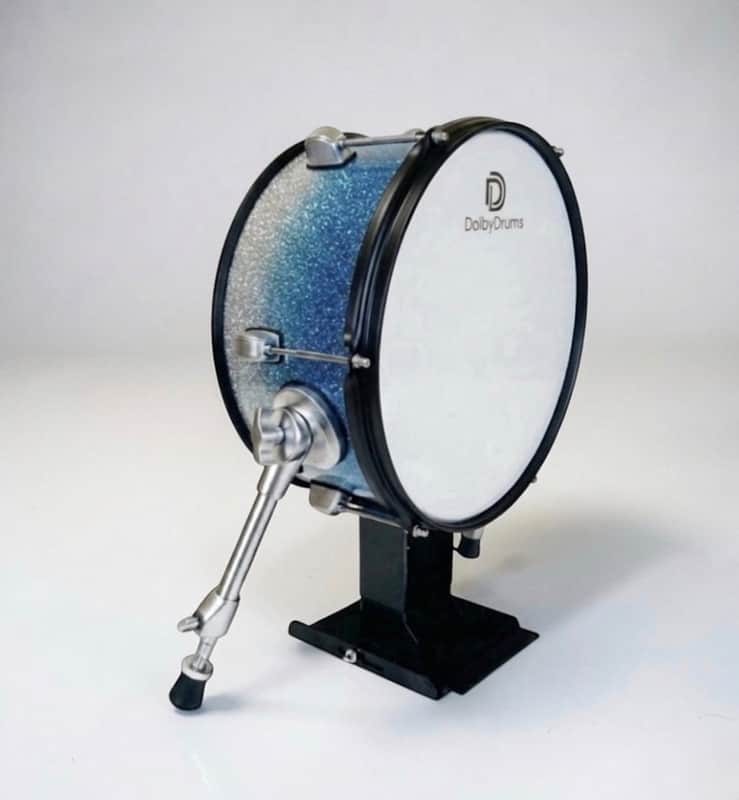 Dolby 12” Electronic Kick Drum Blue Sparkle for Roland Alesis image 1