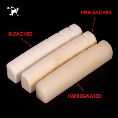 Tone Ninja Genuine Unbleached Bone Slotted Nut for Epiphone, PRS TN-NUT-005-UN image 3