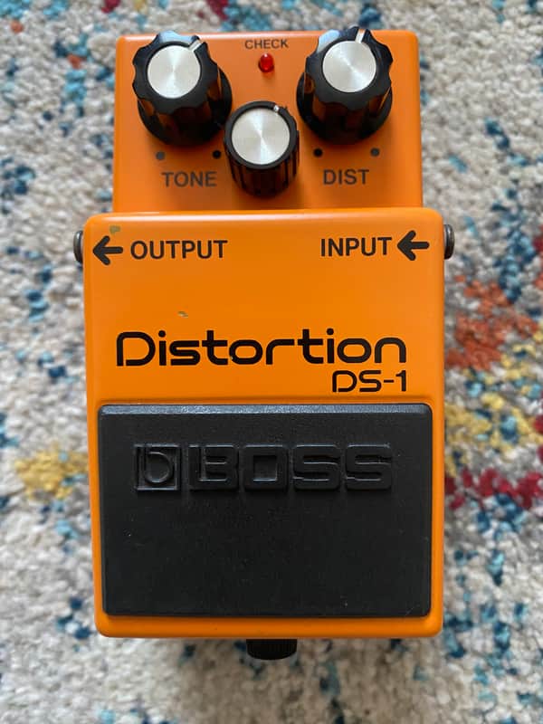 Boss DS-1 Distortion (Black Label) 1988 - 1994 - Orange image 1