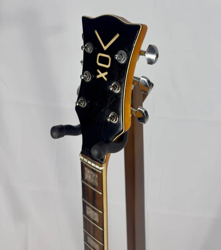 Vox Crucianelli Super Lynx Brazilian Rosewood Electric Guitar Neck Italy Vintage 1960s - Natural image 1