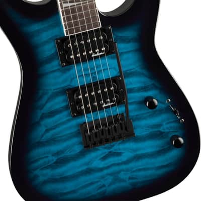 SPECIAL ORDER! Jackson JS Series Dinky JS20 DKQ 2PT Guitar in Trans Blue Burst image 6