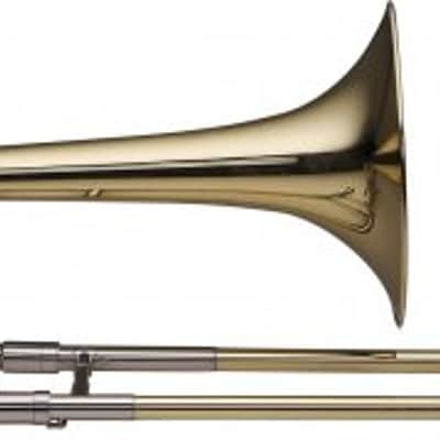 Levante Bb/f Tenor Slide Trombone Open Wrap W/soft Case Gold Lacquer Large Bore 2 Year Warranty 2 Year Warranty image 2
