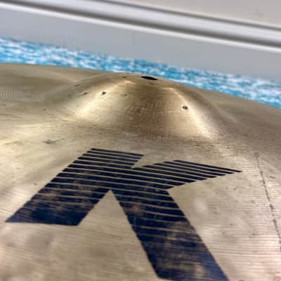 22” Zildjian K CUSTOM DRY COMPLEX THIN Ride 2142g ORIGINAL!! BILL STEWART Ride!! image 6