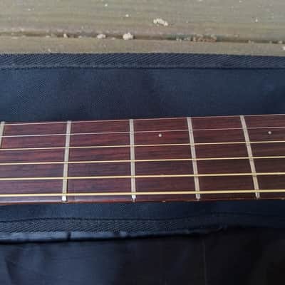Vintage Circa 1967 Mosrite Serenade Acoustic Guitar Project w/ Gig Bag! image 10