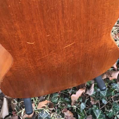 Harmony Baritone Ukulele 1950s Natural Mahogany image 13