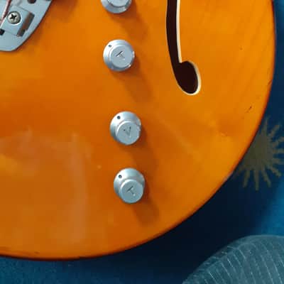 Framus E-Bass Atlantik AM 5/144, BJ 1968 - Orange Sun image 5