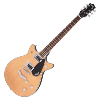 Gretsch G5222 Electromatic Double Jet BT Electric Guitar, Laurel Fingerboard, Aged Natural image 4