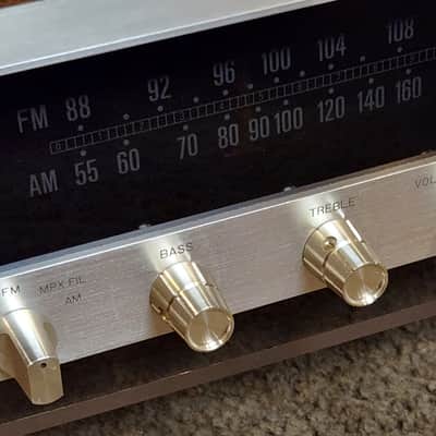 Lafayette Lafayette LR-775 is a vintage 100-watt solid-state AM/FM stereo receiver 1970 - Metal walnut finish image 7
