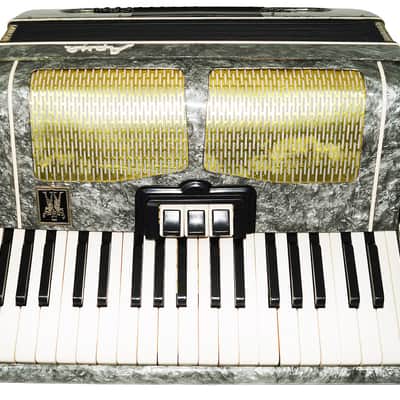 Russian Piano Accordion Ariya 96 Bass Buttons Original Keyboard Accordian New Straps 2174, Wonderful sound! image 7