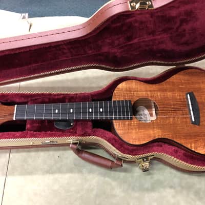 Kala 1KOA-T Prototype All Solid Koa Satin Tenor Ukulele w/ Tweed Hard Case and D'addario Humidifier image 15