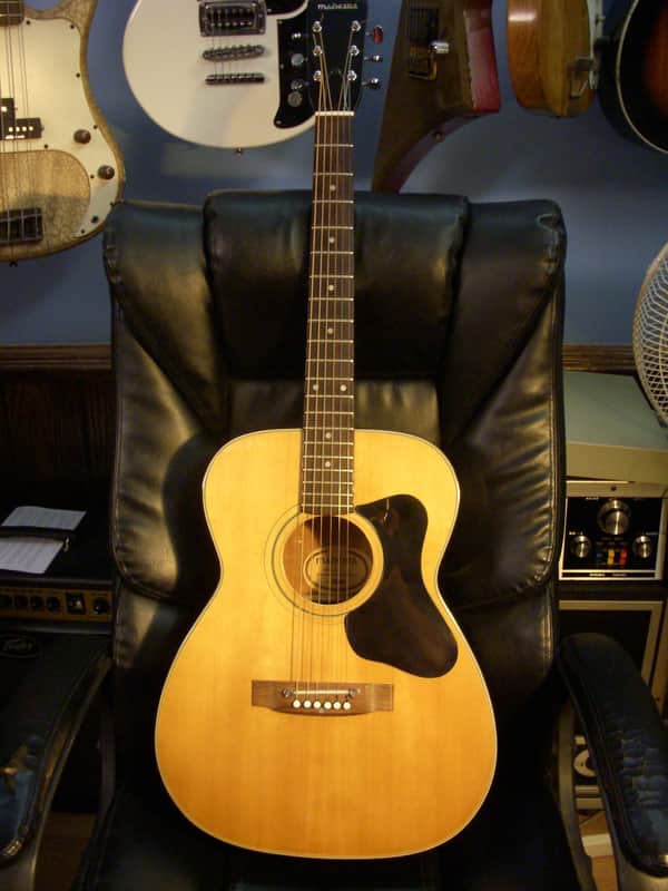 Guildセカンドライン日本製Madeira調整済みDAVID LINDLEY Vintage 1970 Guild Madeira Model A-2 Acoustic Guitar 000 Martin