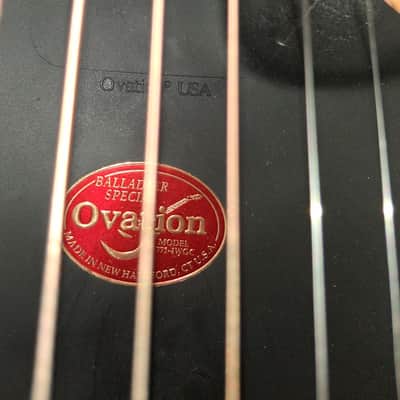 Ovation USA S771 Balladeer Special Acoustic-Electric Guitar with Ovation's Hardcase image 6