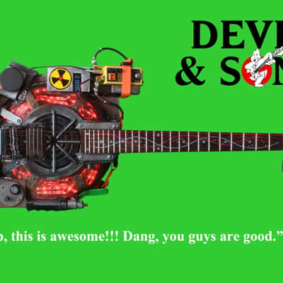 Custom guitar inspired by any movie or TV of your choice (made to order) - see photos for examples image 3