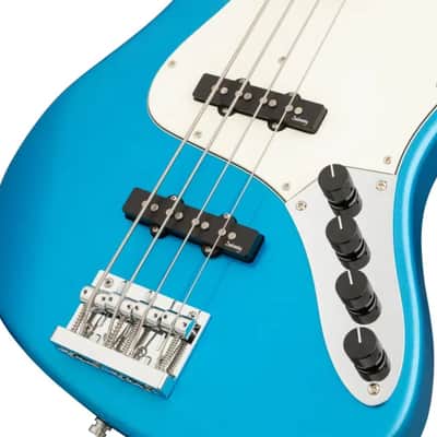 Sadowsky MetroExpress 21-Fret Vintage J/J Bass, Roasted Maple Fingerboard, 4-String - Solid Ocean Blue Metallic High Polish image 4