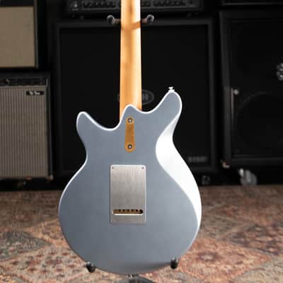 Eastman FullerTone DC'62 Electric Guitar - Ice Blue Metallic with Padded Gig Bag image 8